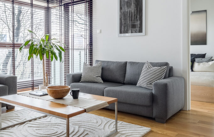 Stock image of a couch